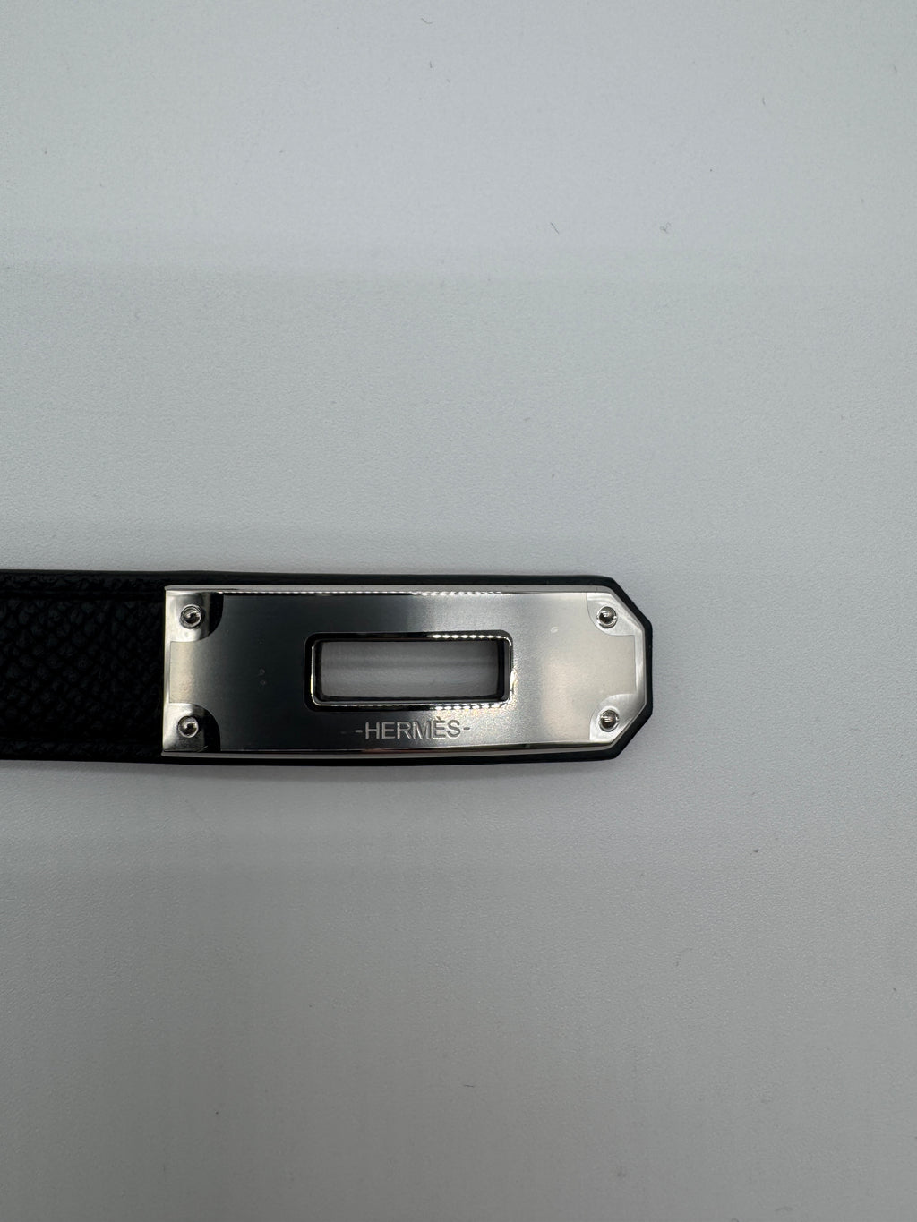Hermès Kelly 18 Belt Noir Palladium Hardware