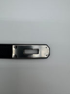 Hermès Kelly 18 Belt Noir Palladium Hardware