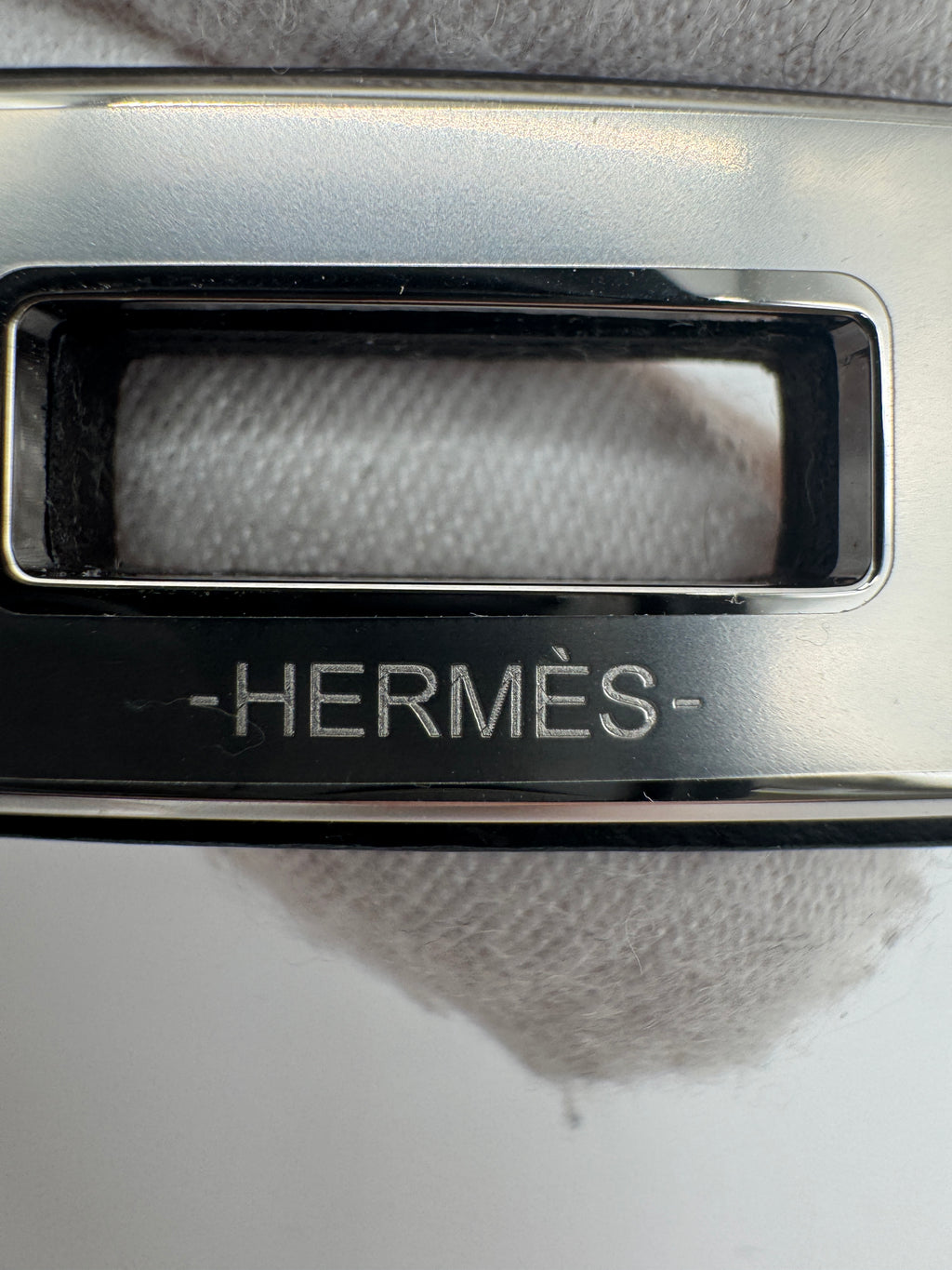 Hermès Kelly 18 Belt Noir Palladium Hardware