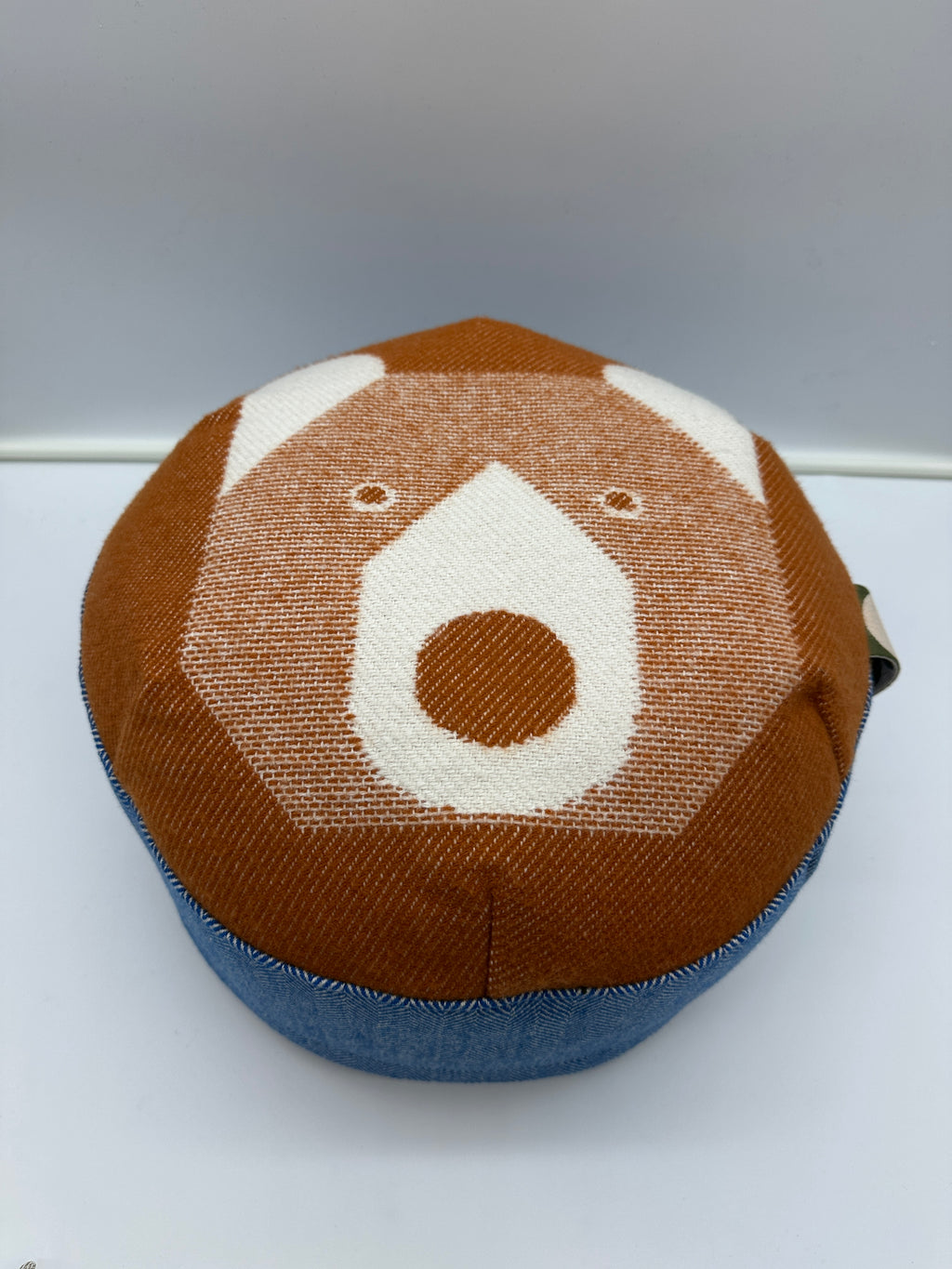Hermès Animaux Blocks Footstool Brun