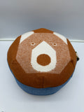 Hermès Animaux Blocks Footstool Brun