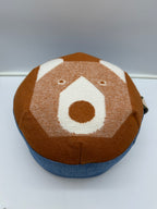 Hermès Animaux Blocks Footstool Brun