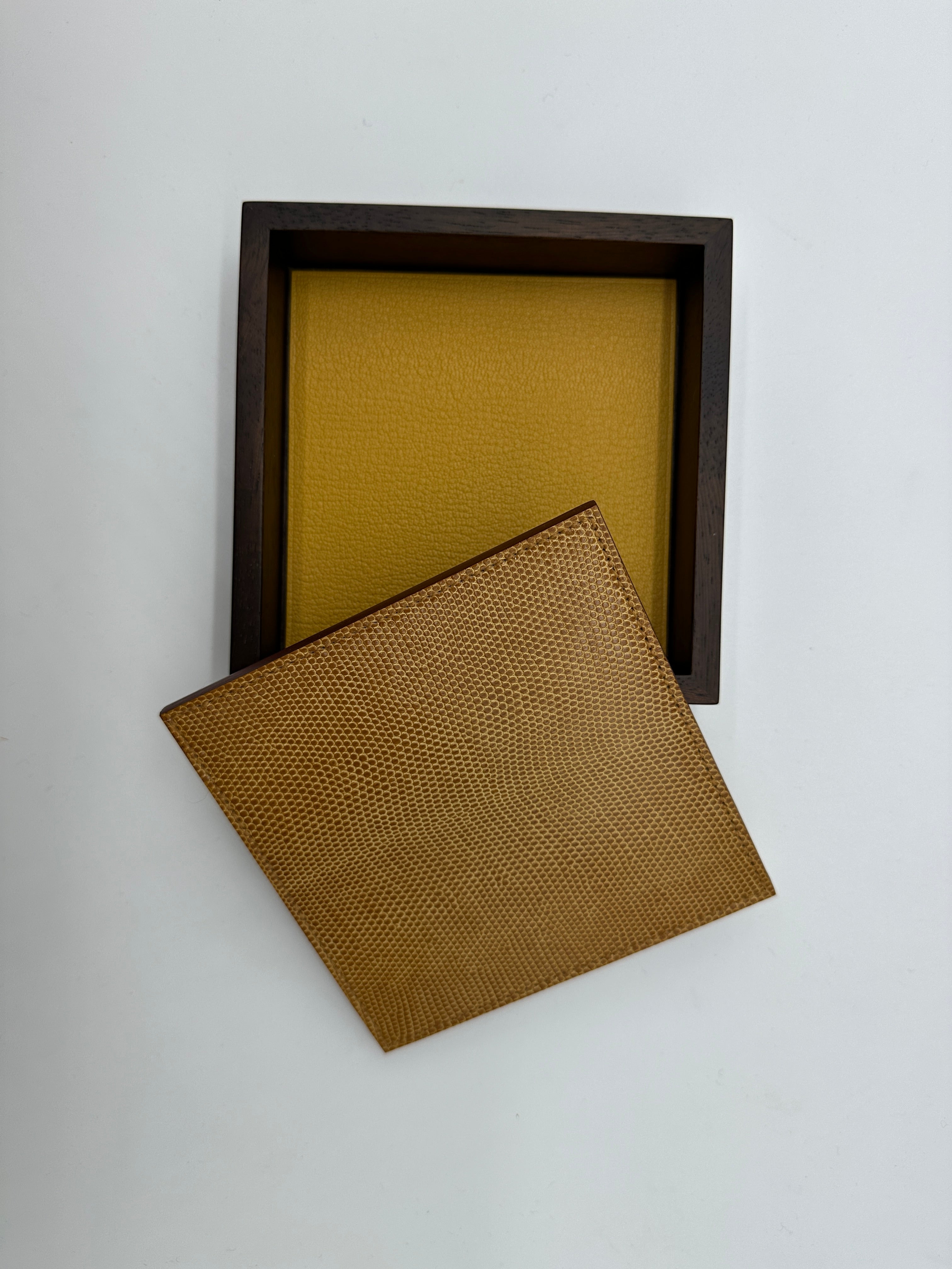 Hermès Lizard Wooden Box