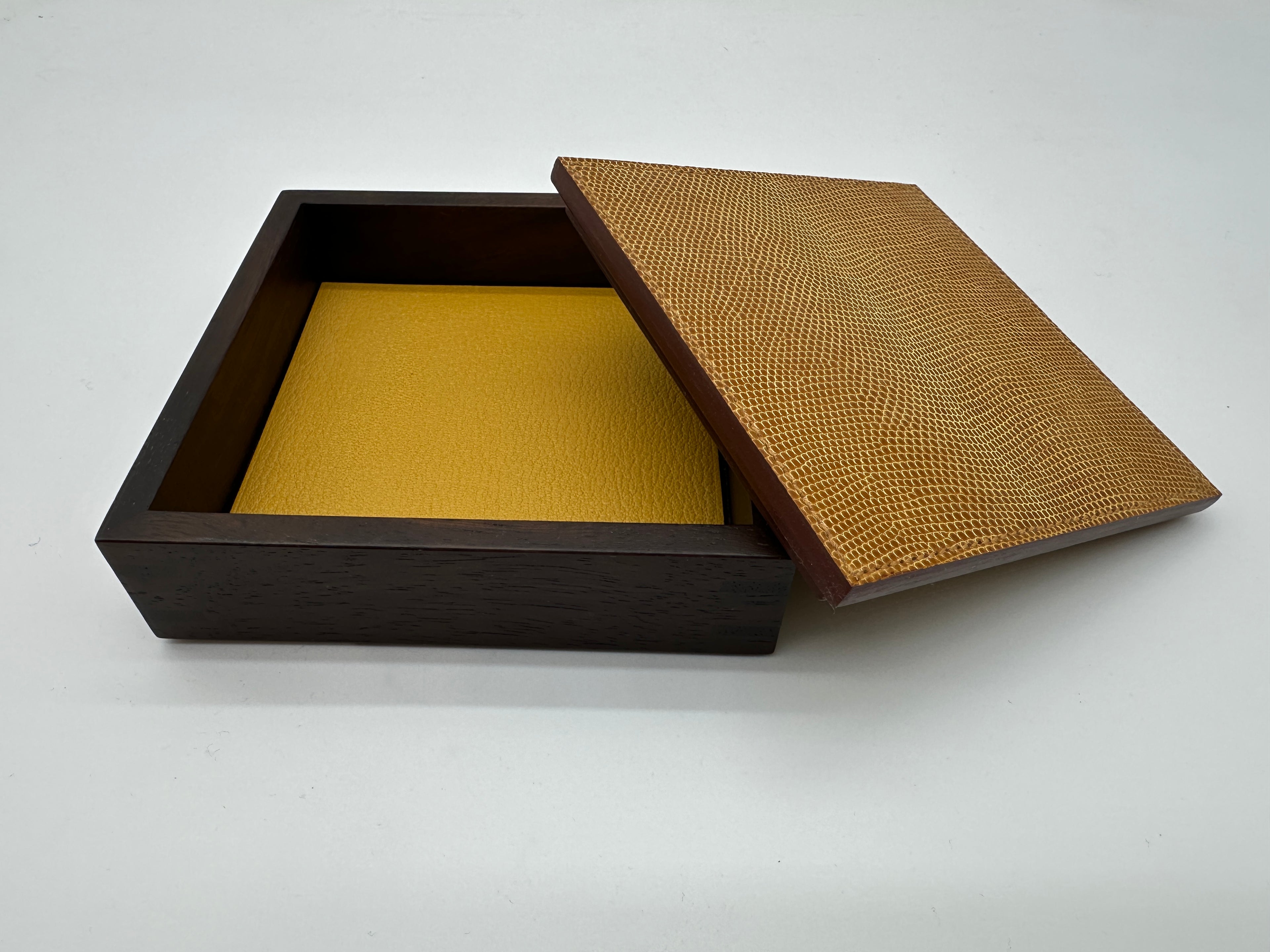 Hermès Lizard Wooden Box