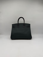 Hermès Birkin 35 HHS Vert Foncé - Noir Swift  Palladium Hardware