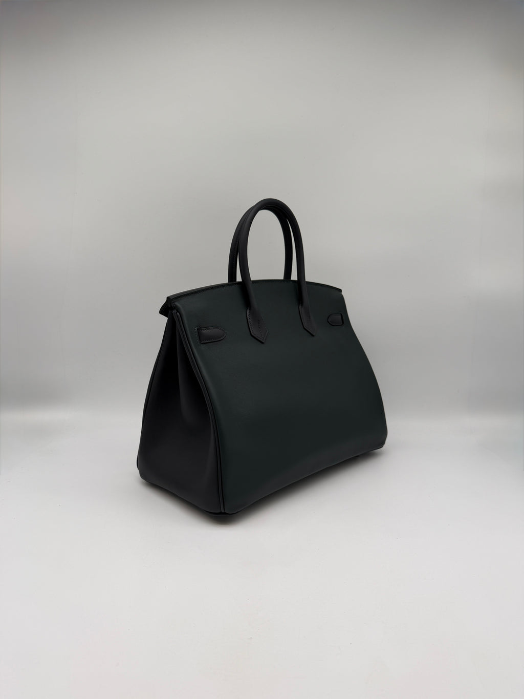 Hermès Birkin 35 HHS Vert Foncé - Noir Swift  Palladium Hardware
