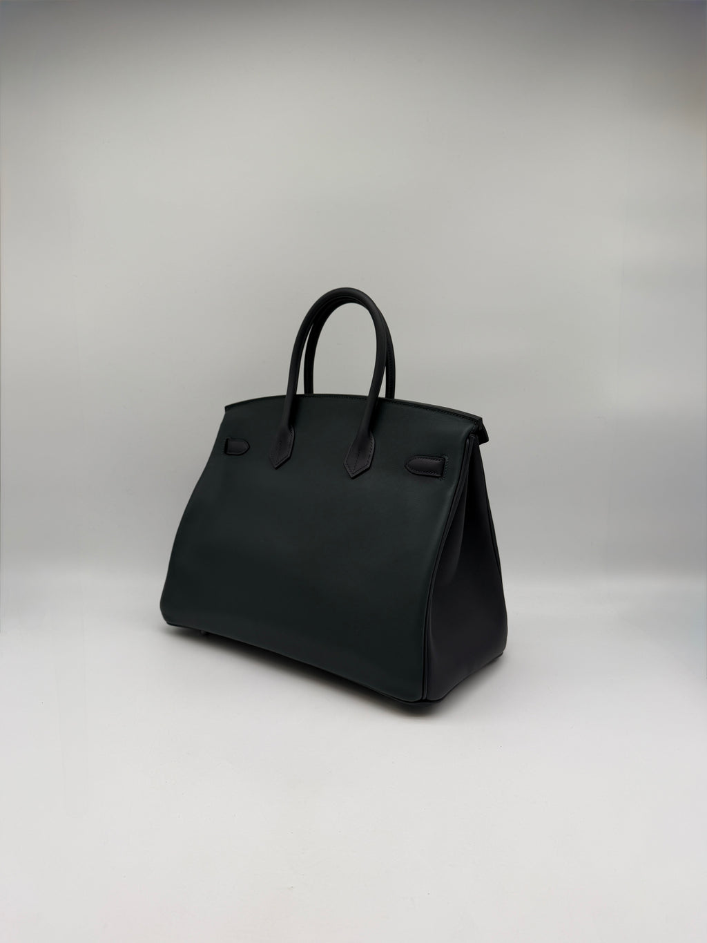 Hermès Birkin 35 HHS Vert Foncé - Noir Swift  Palladium Hardware
