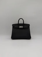 Hermès Birkin 25 Black Togo Palladium Hardware