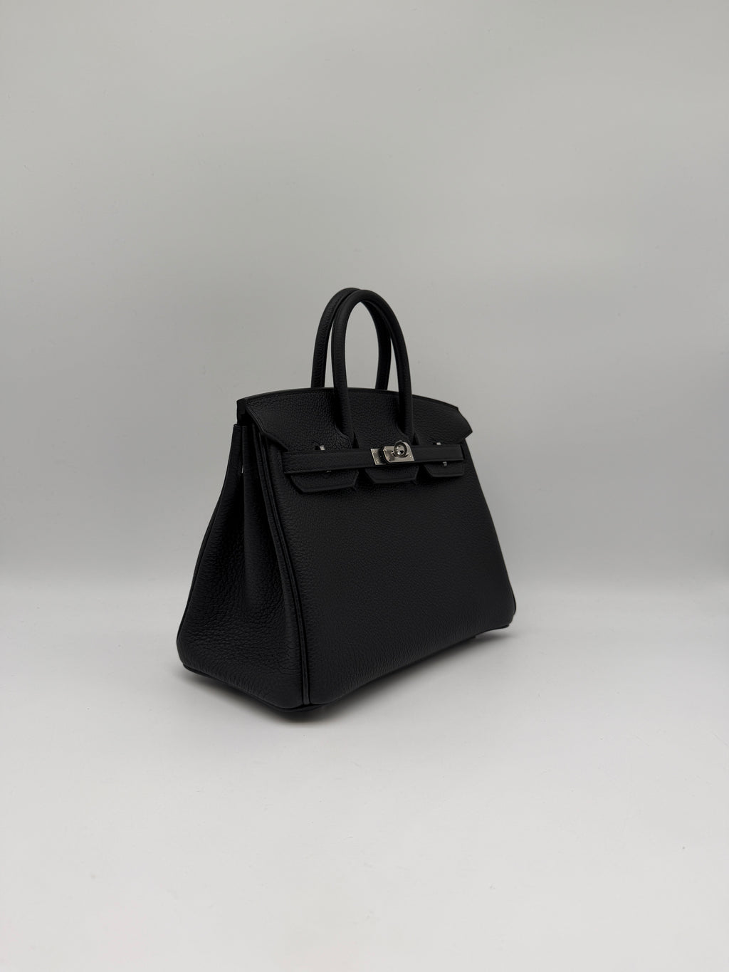 Hermès Birkin 25 Black Togo Palladium Hardware