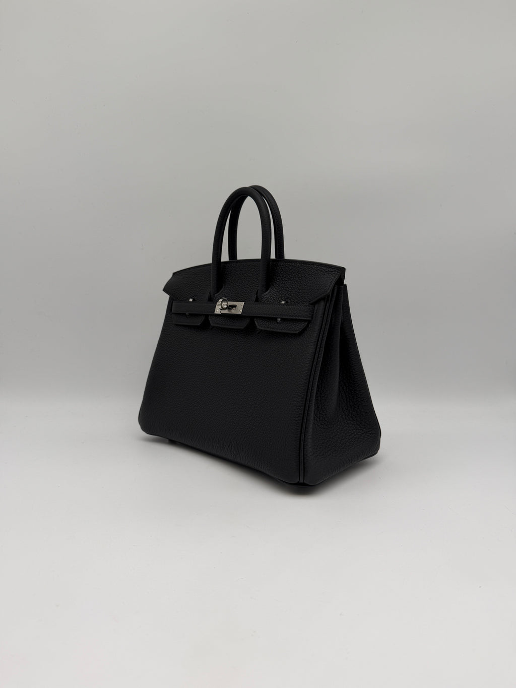 Hermès Birkin 25 Black Togo Palladium Hardware