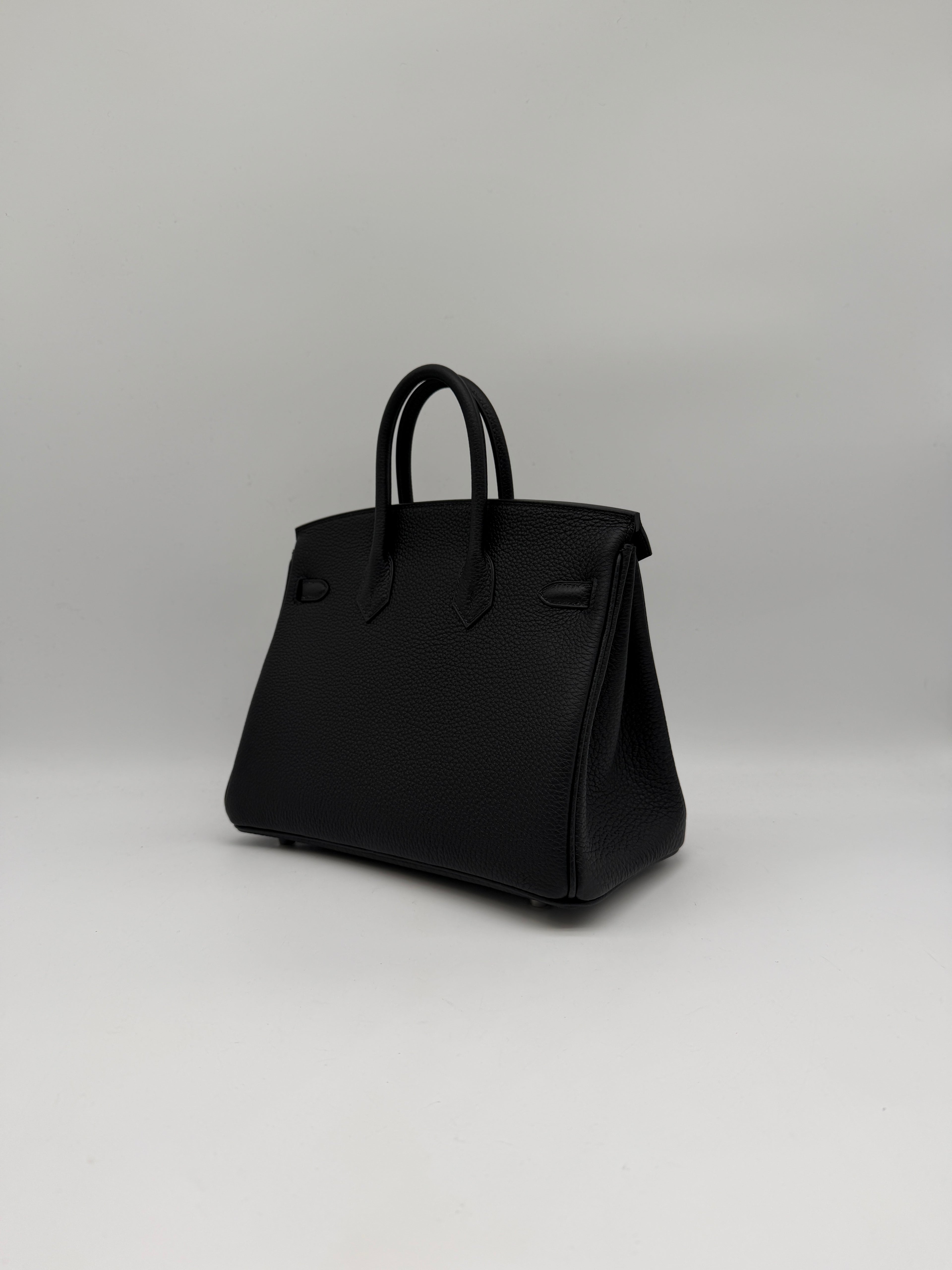 Hermès Birkin 25 Black Togo Palladium Hardware