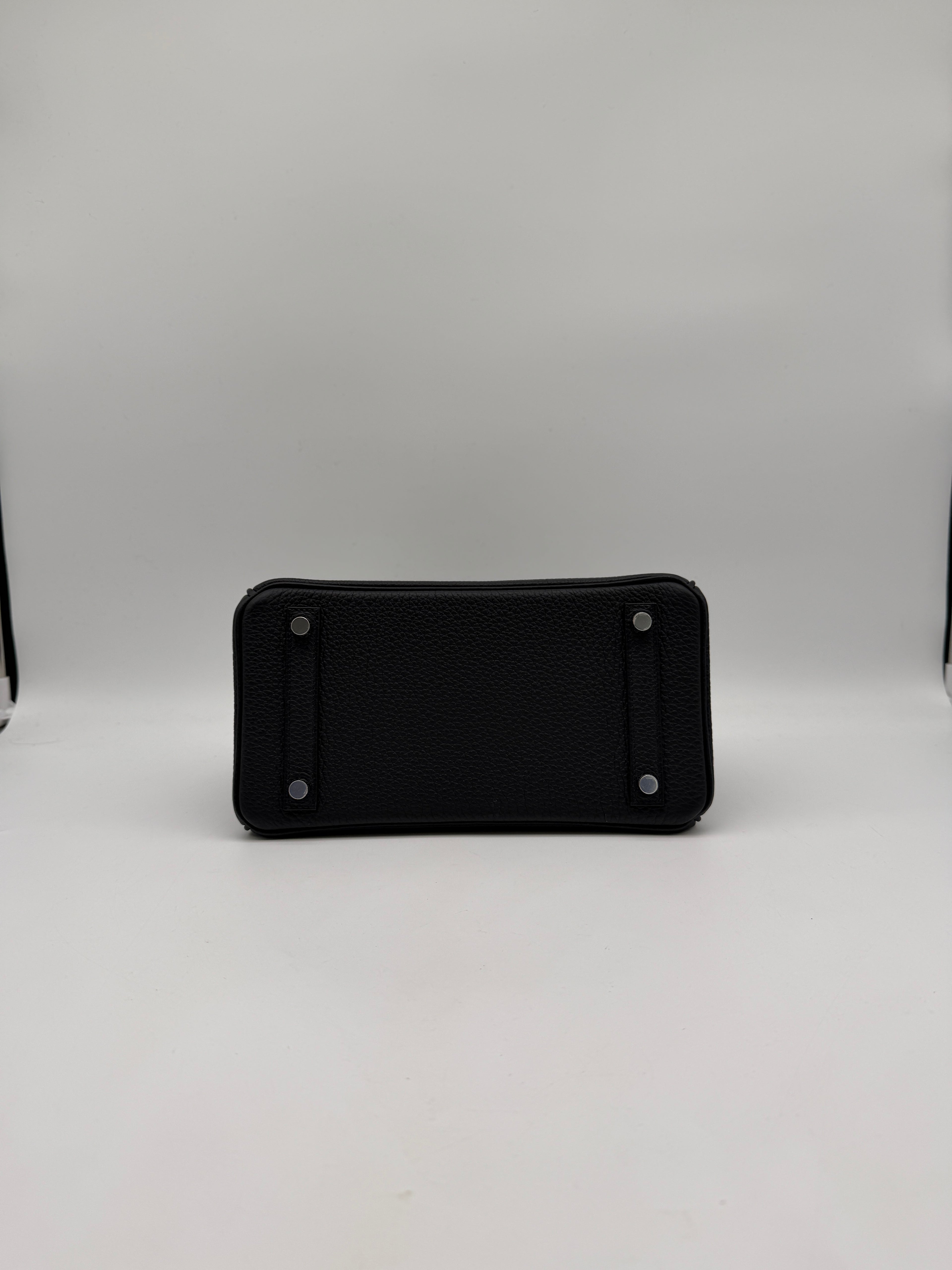 Hermès Birkin 25 Black Togo Palladium Hardware