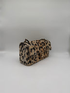 Chanel Maxi 32 Leopard Gold-Tone Metal