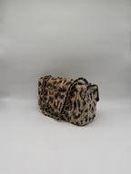 Chanel Maxi 32 Leopard Gold-Tone Metal