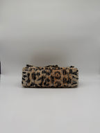 Chanel Maxi 32 Leopard Gold-Tone Metal