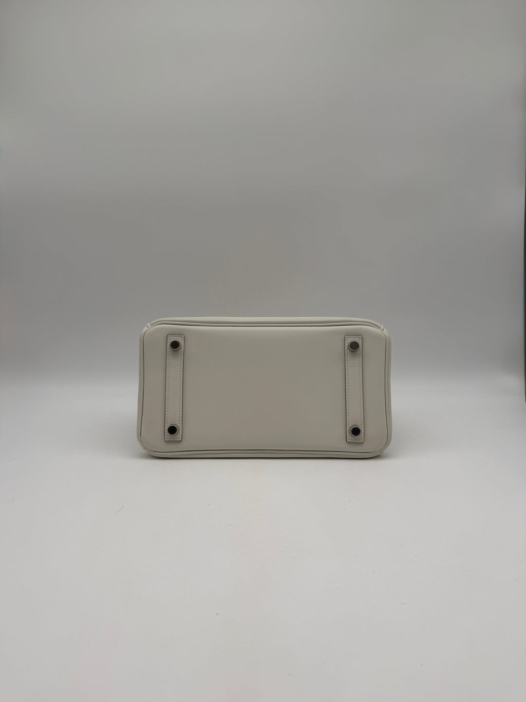 Hermès Birkin 25 In and Out Blanc/Orange Swift Palladium Hardware