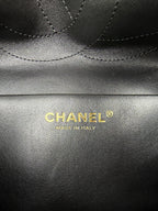 Chanel Maxi 32 Leopard Gold-Tone Metal