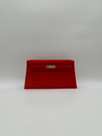 Hermès Kelly Elan Doblis Capucine Suede Palladium Hardware
