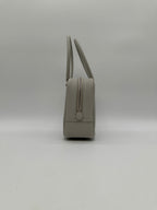 Hermès Mini Plume Chevre Gris Perle Palladium Hardware