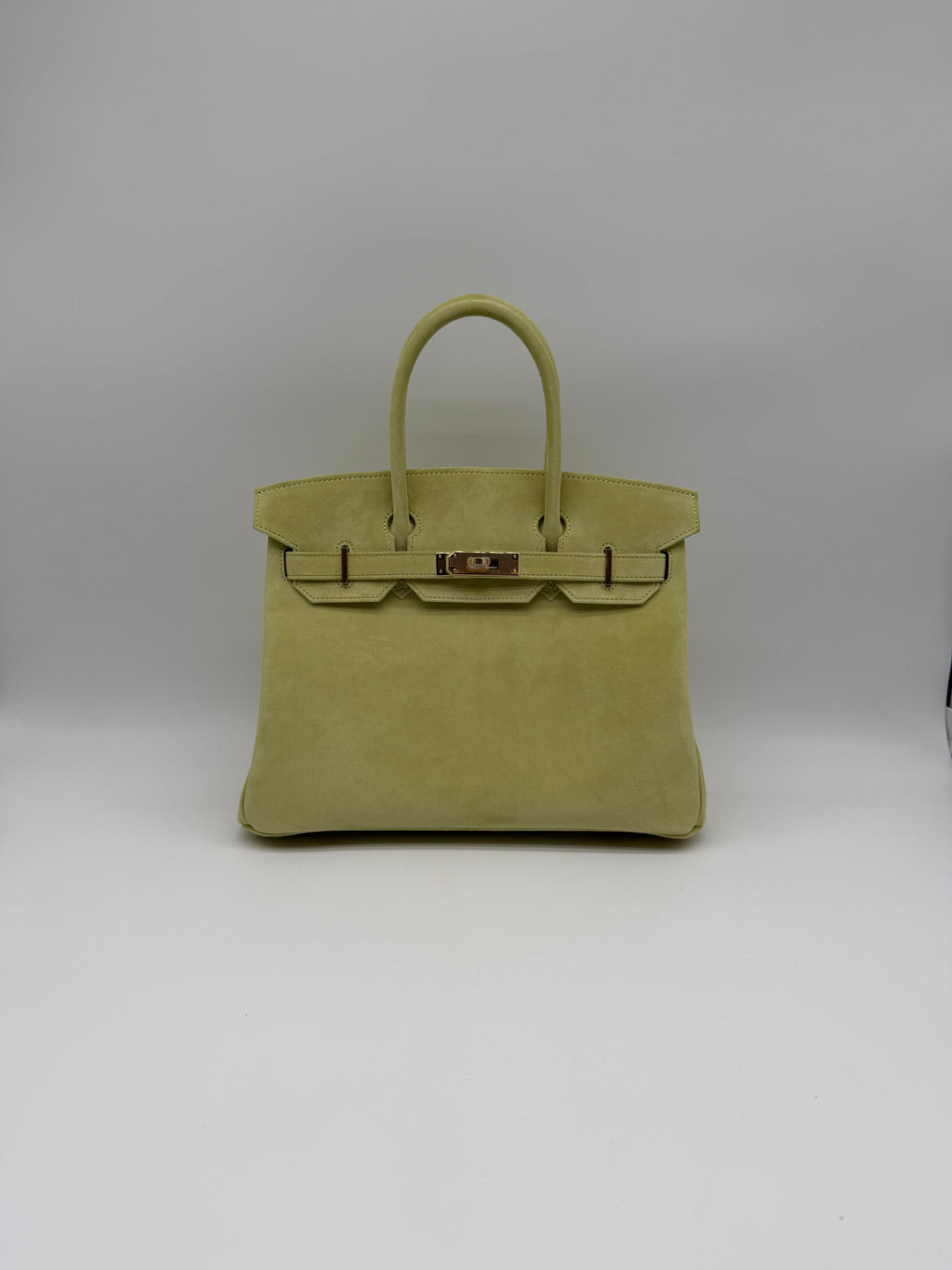 Hermès Birkin 30 Tilleul Doblis Permabrass Hardware