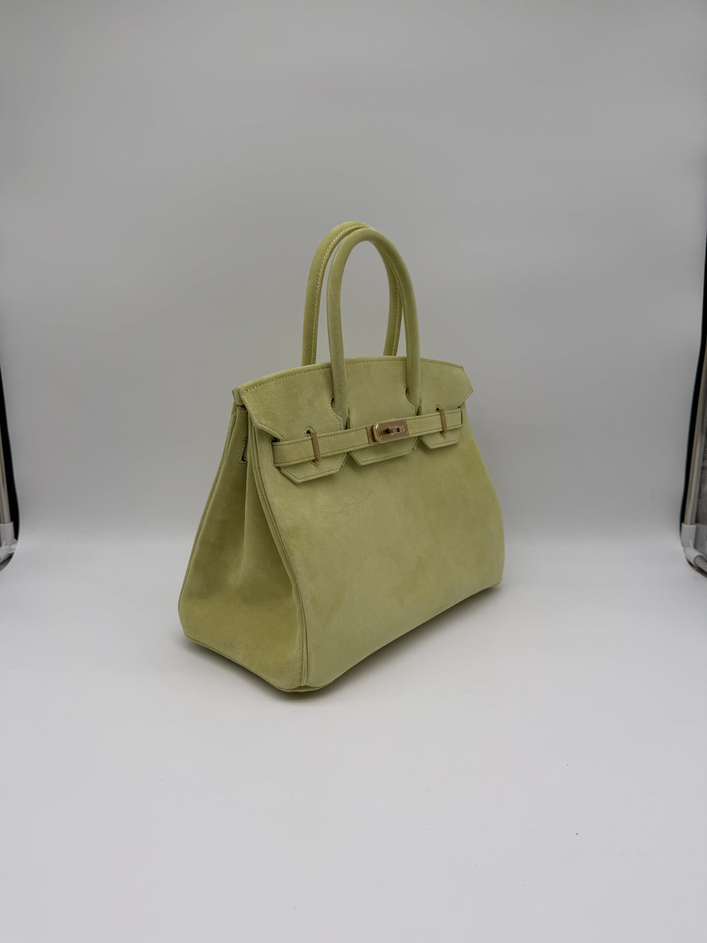 Hermès Birkin 30 Tilleul Doblis Permabrass Hardware