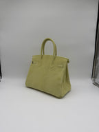 Hermès Birkin 30 Tilleul Doblis Permabrass Hardware