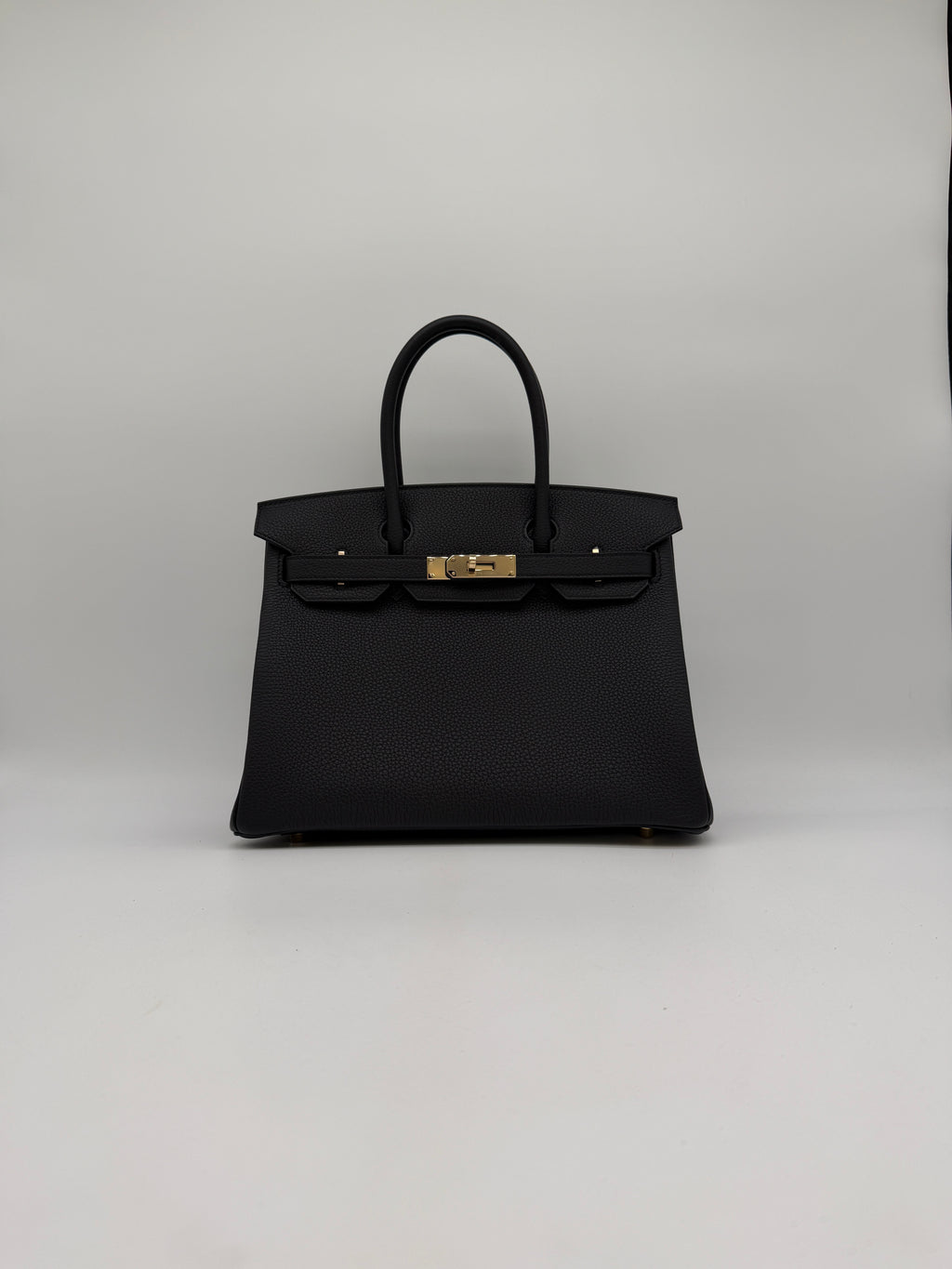 Hermès Birkin 30 Black Togo Permabrass Hardware