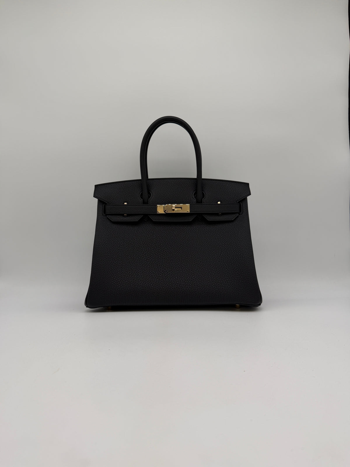 Hermès Birkin 30 Black Togo Permabrass Hardware