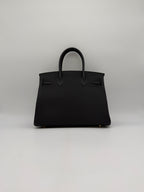 Hermès Birkin 30 Black Togo Permabrass Hardware