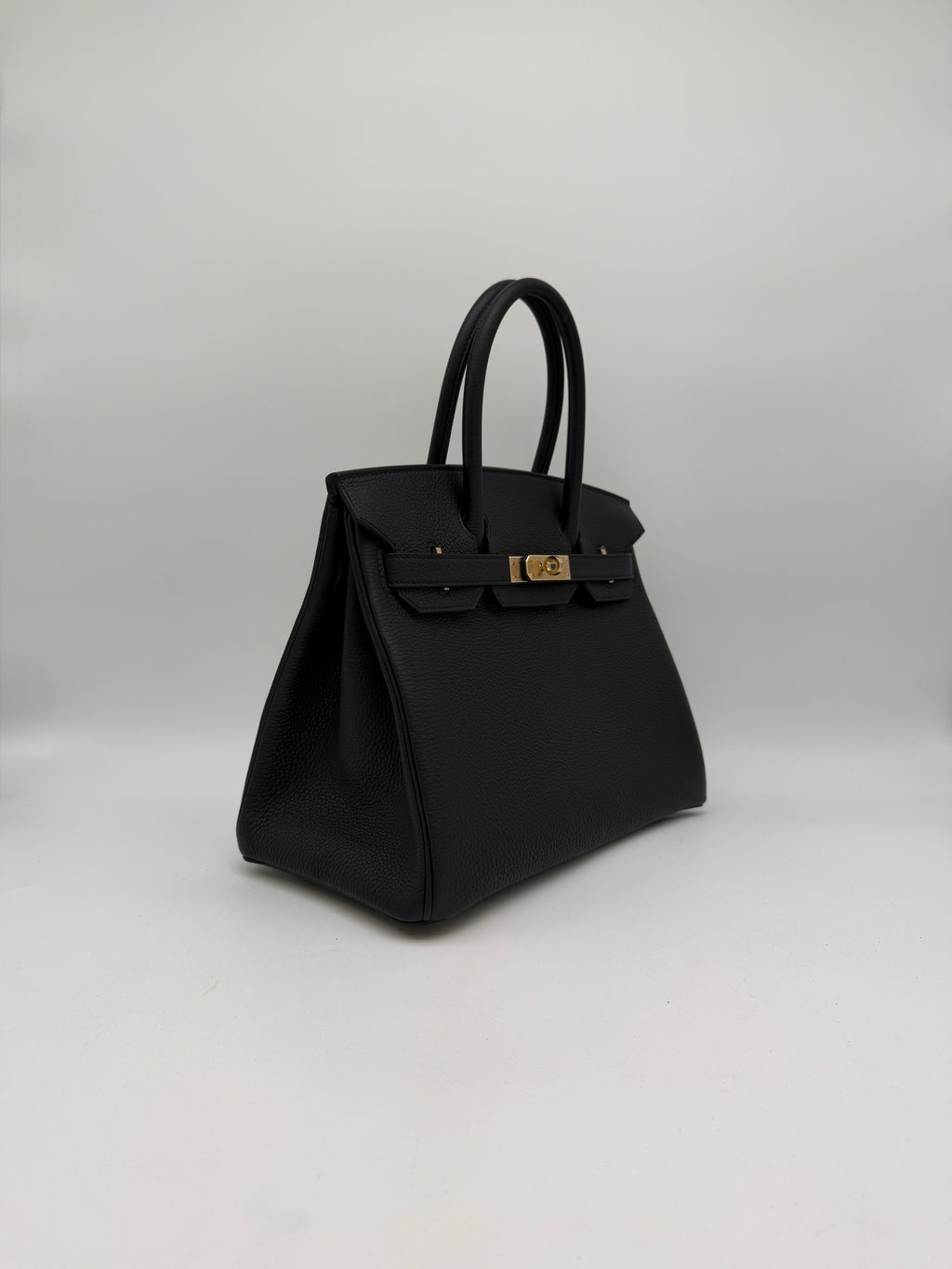Hermès Birkin 30 Black Togo Permabrass Hardware