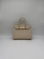 Hermès Birkin Sellier 30 Craie Epsom Gold Hardware