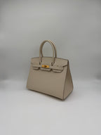 Hermès Birkin Sellier 30 Craie Epsom Gold Hardware