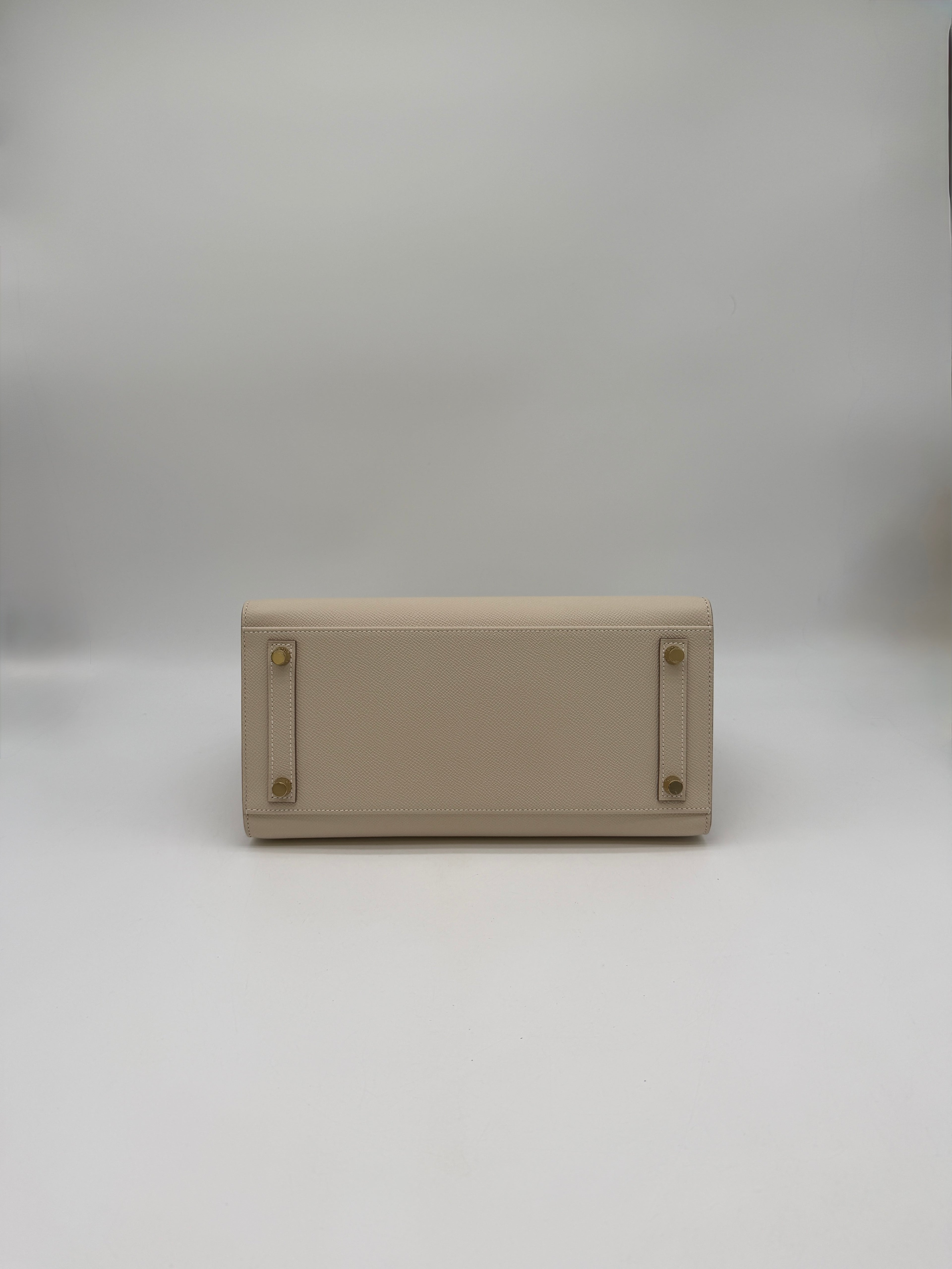 Hermès Birkin Sellier 30 Craie Epsom Gold Hardware