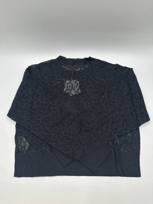 Hermès "Mors Et Gourmettes" Long-Sleeve Sweater Black