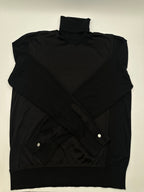 Hermès "Decadre Laine & Soie" Turtleneck Sweater Noir