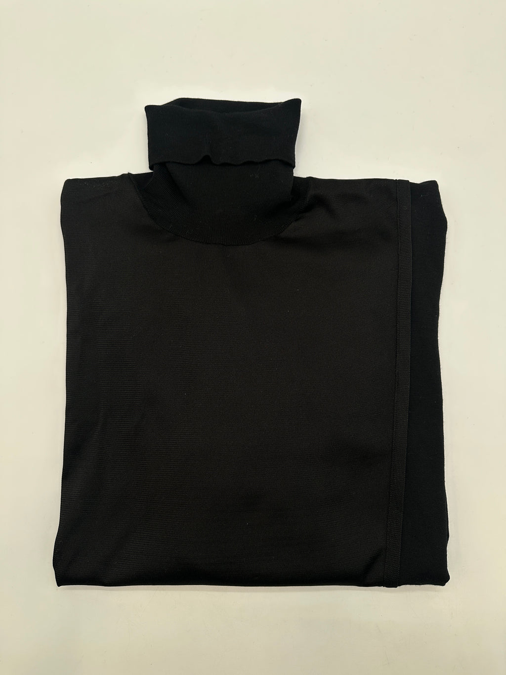 Hermès "Decadre Laine & Soie" Turtleneck Sweater Noir