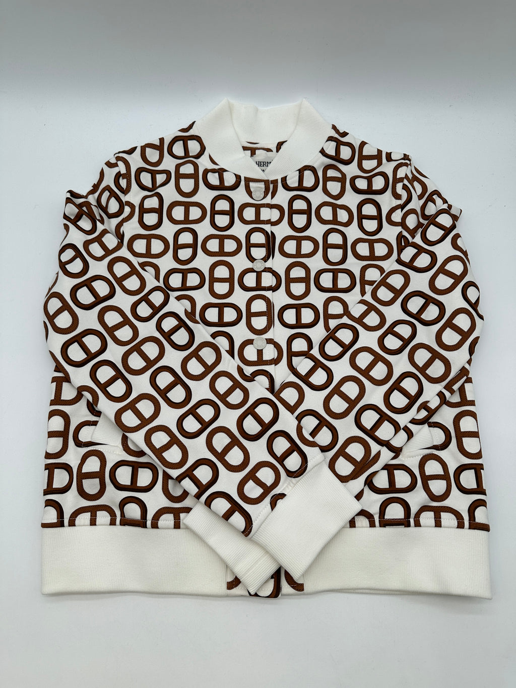 Hermès "Chaine D'Ancre" Varsity Jacket