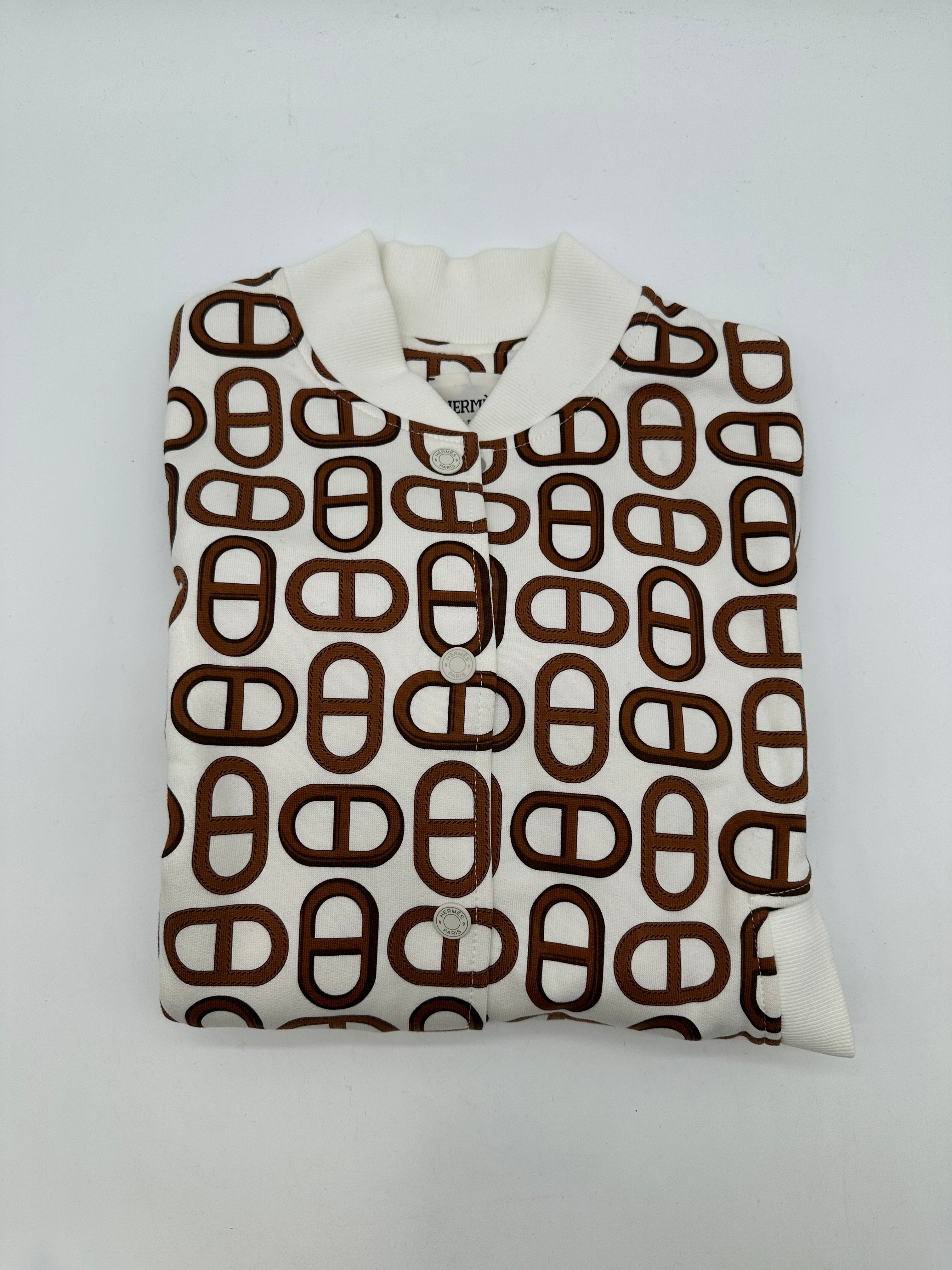 Hermès "Chaine D'Ancre" Varsity Jacket