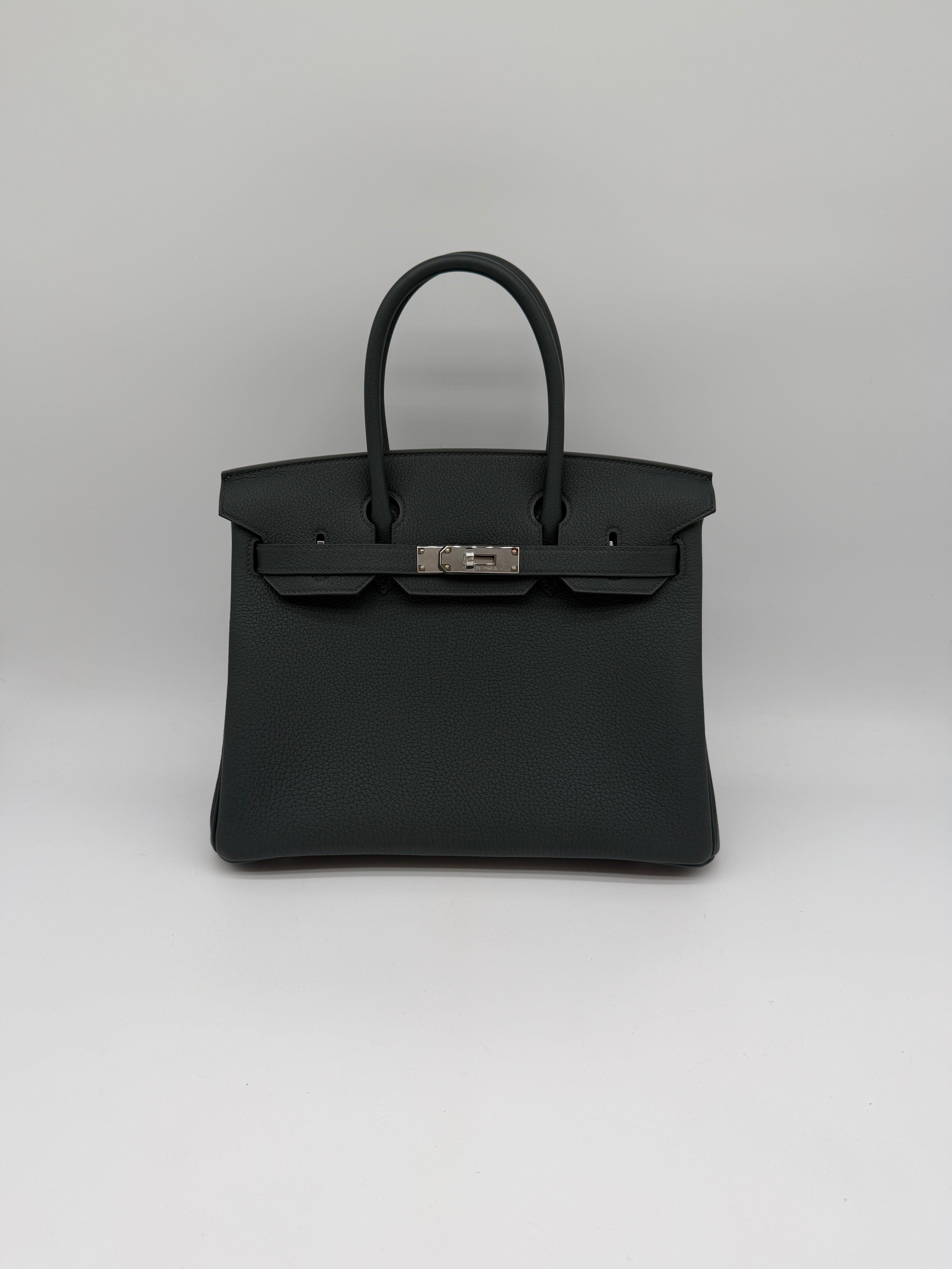 Hermès Birkin 30 Vert Mangrove Togo Palladium Hardware