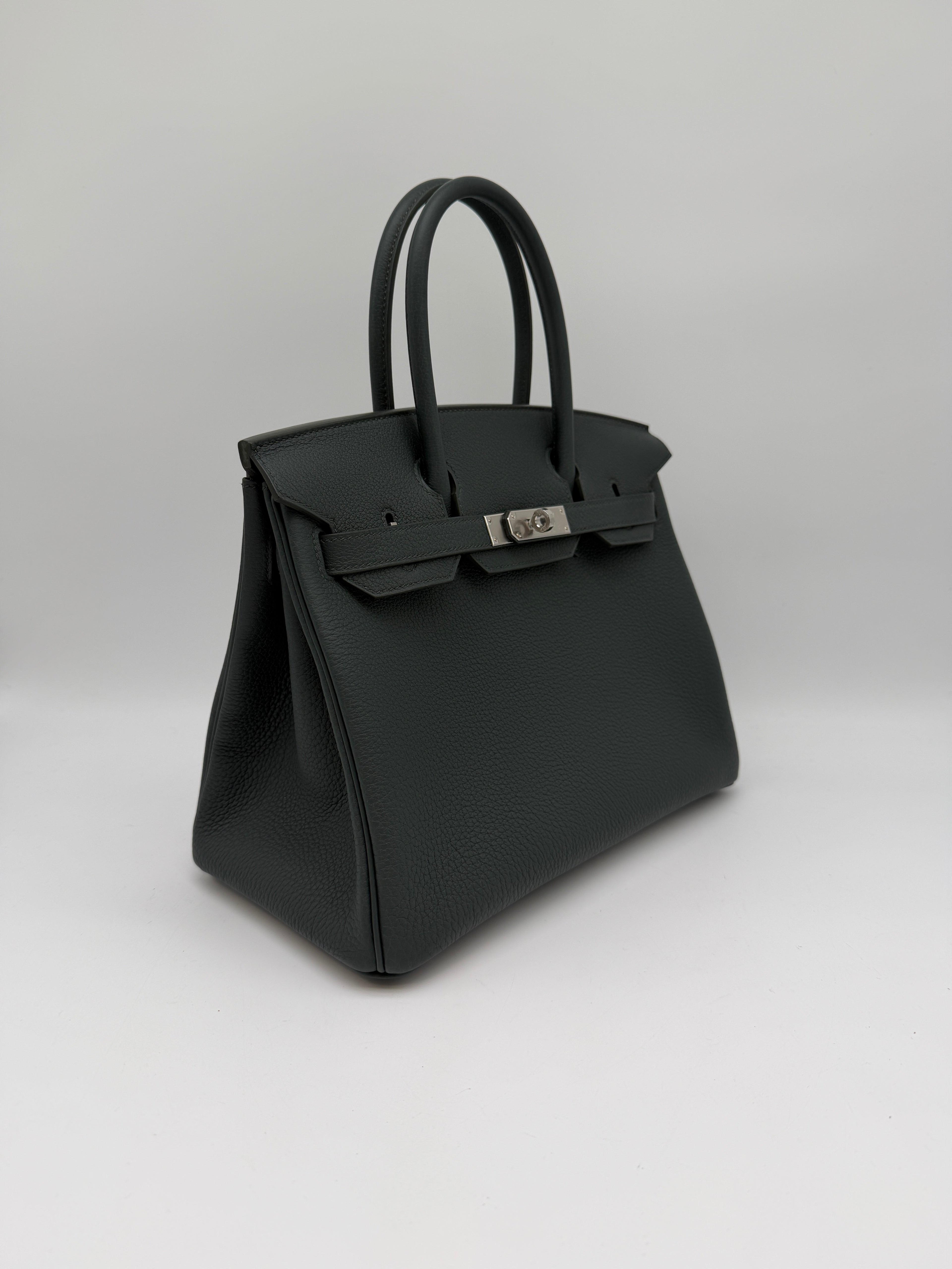 Hermès Birkin 30 Vert Mangrove Togo Palladium Hardware