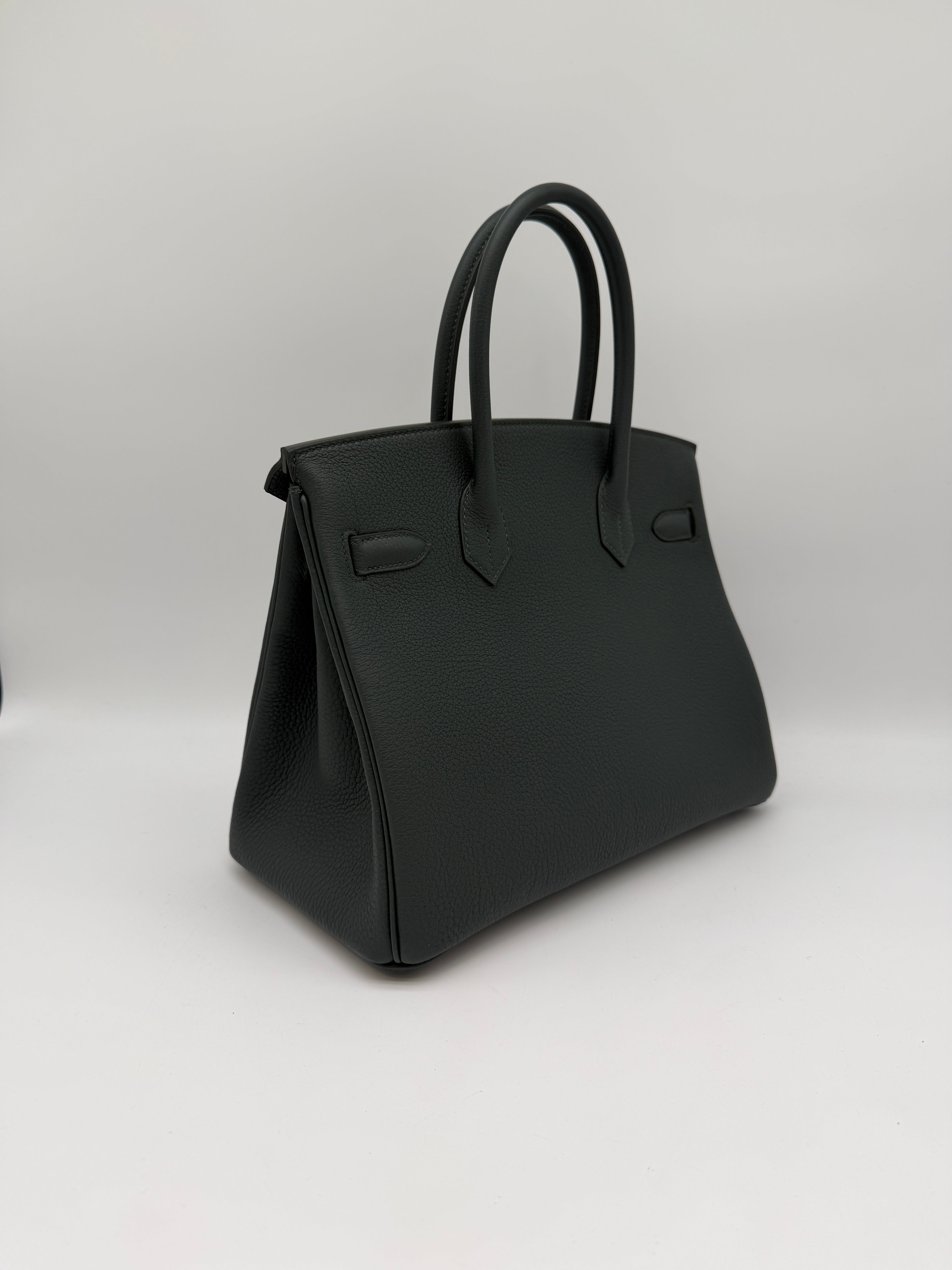Hermès Birkin 30 Vert Mangrove Togo Palladium Hardware