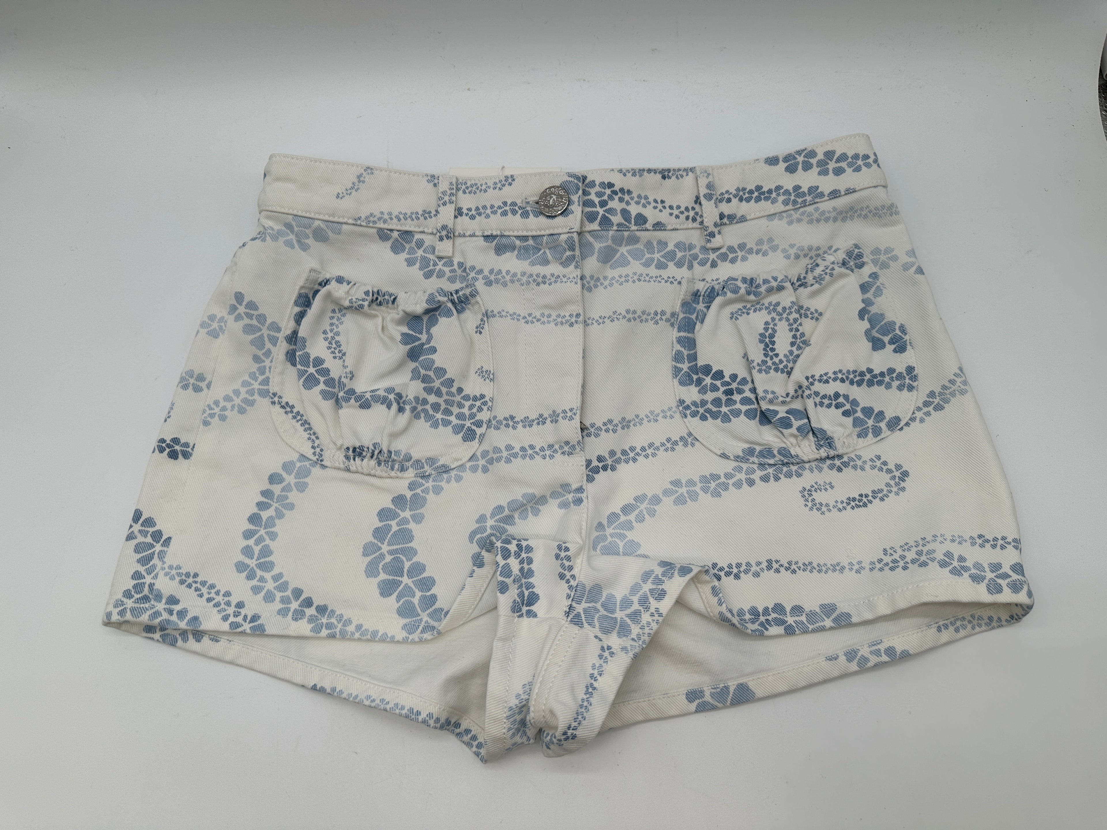 Chanel Coco Beach Shorts Blue