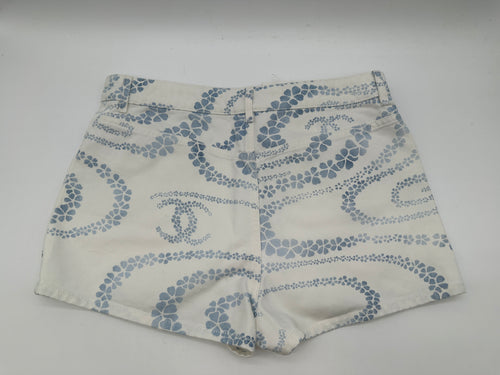 Chanel Coco Beach Shorts Blue