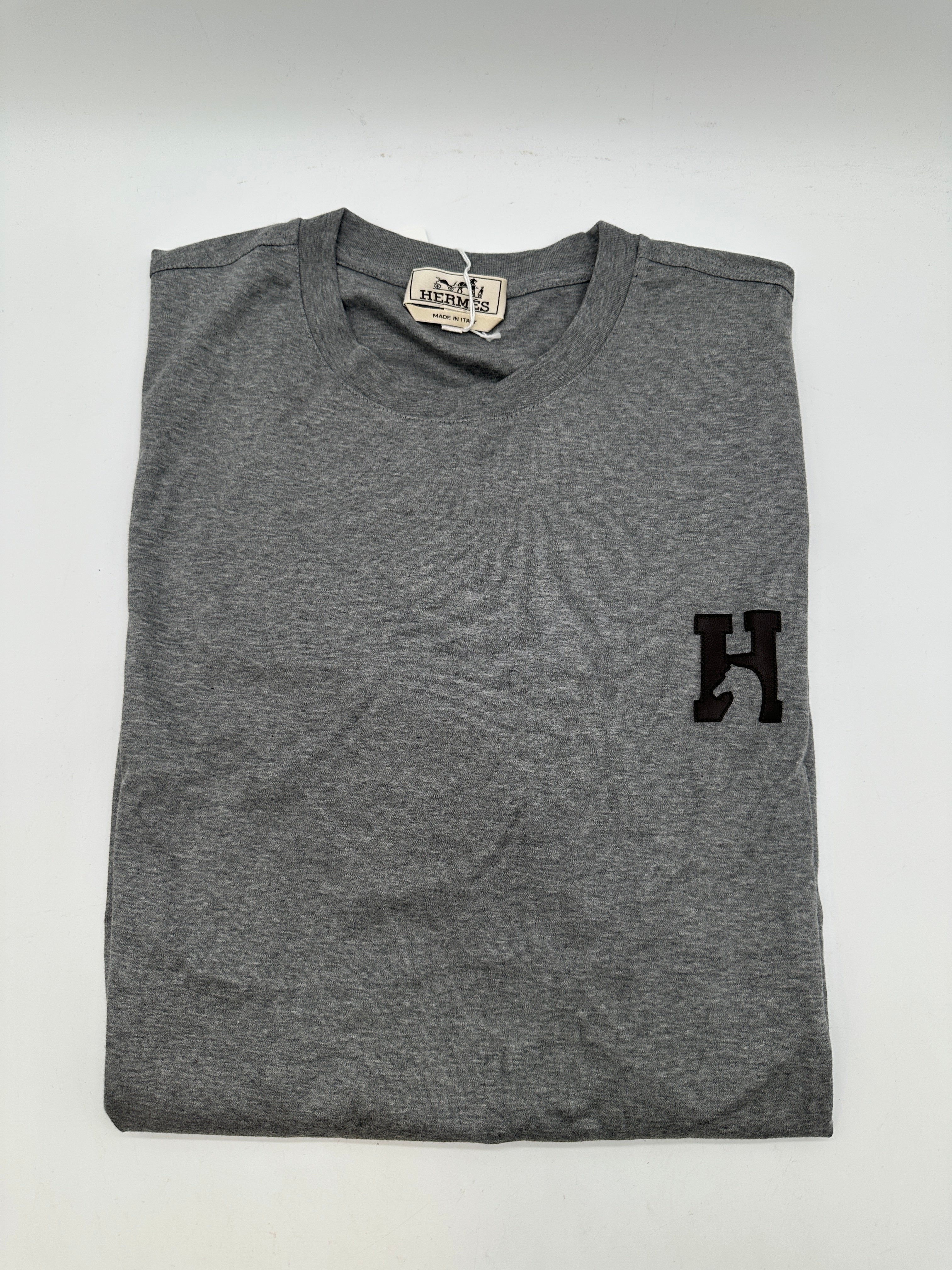 Hermès T-Shirt Cheval Gris
