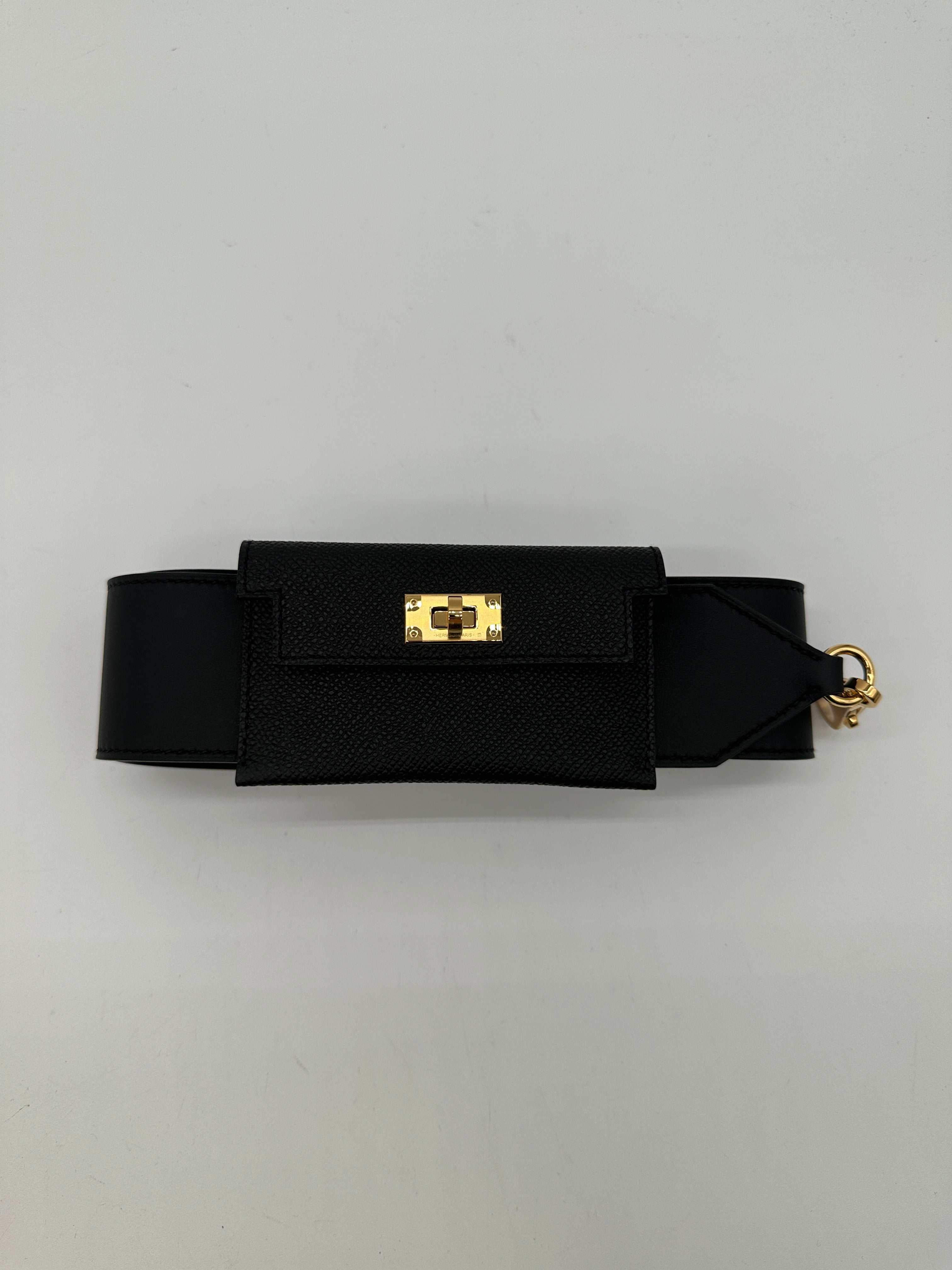 Hermès Kelly Pocket Bag Strap 50mm Black