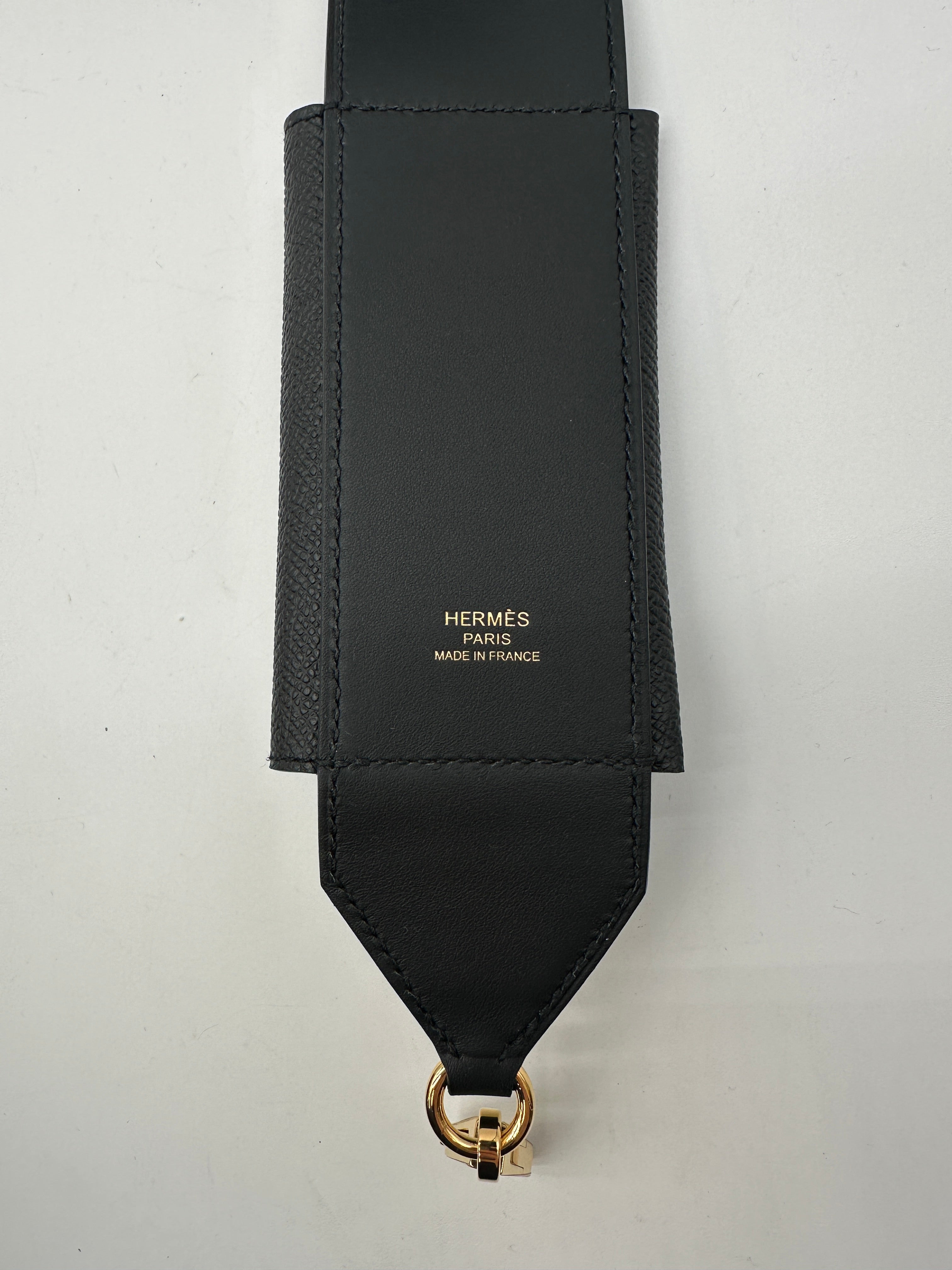 Hermès Kelly Pocket Bag Strap 50mm Black