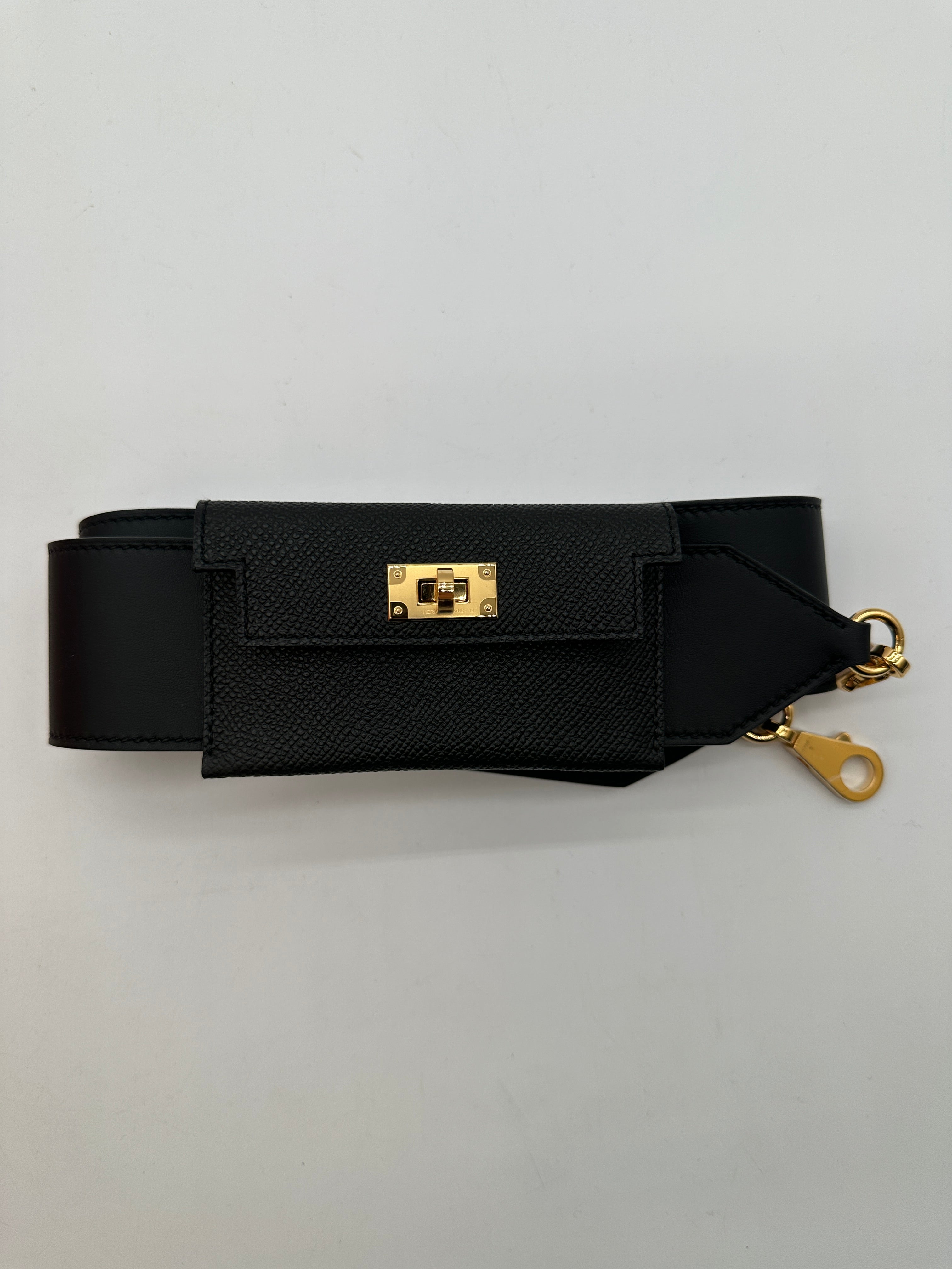 Hermès Kelly Pocket Bag Strap 50mm Black
