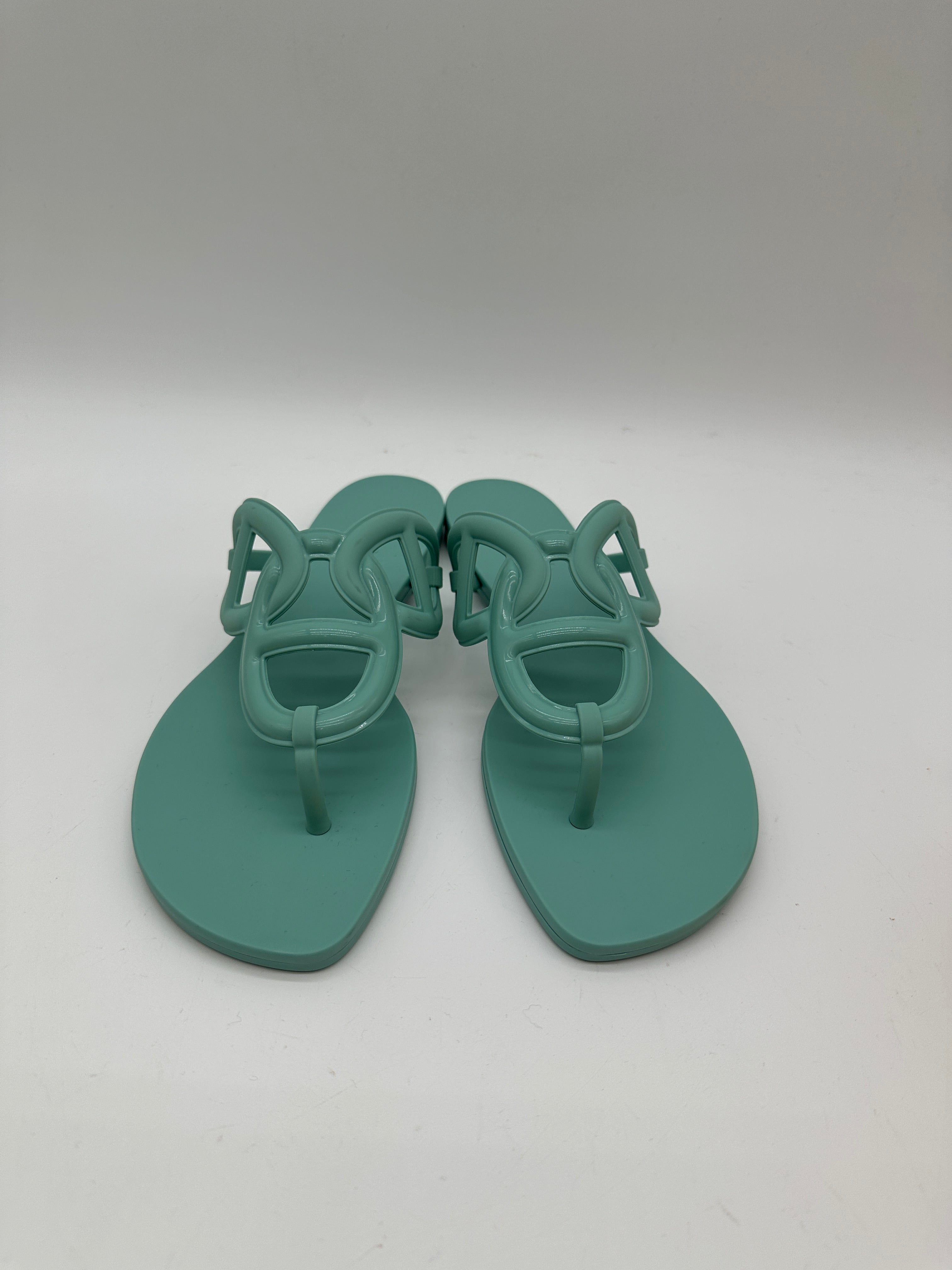 Hermès Egerie Sandal Vert