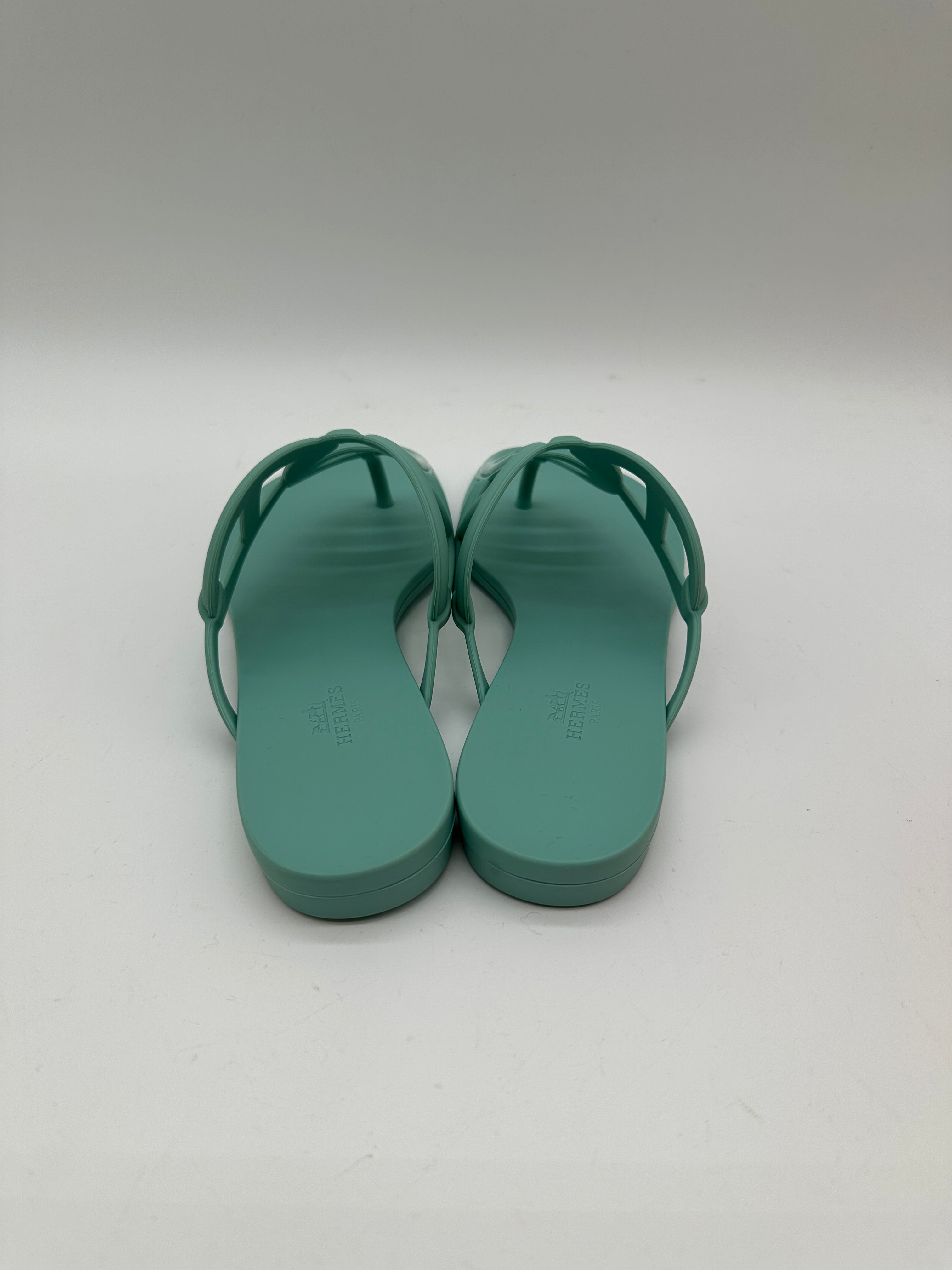 Hermès Egerie Sandal Vert