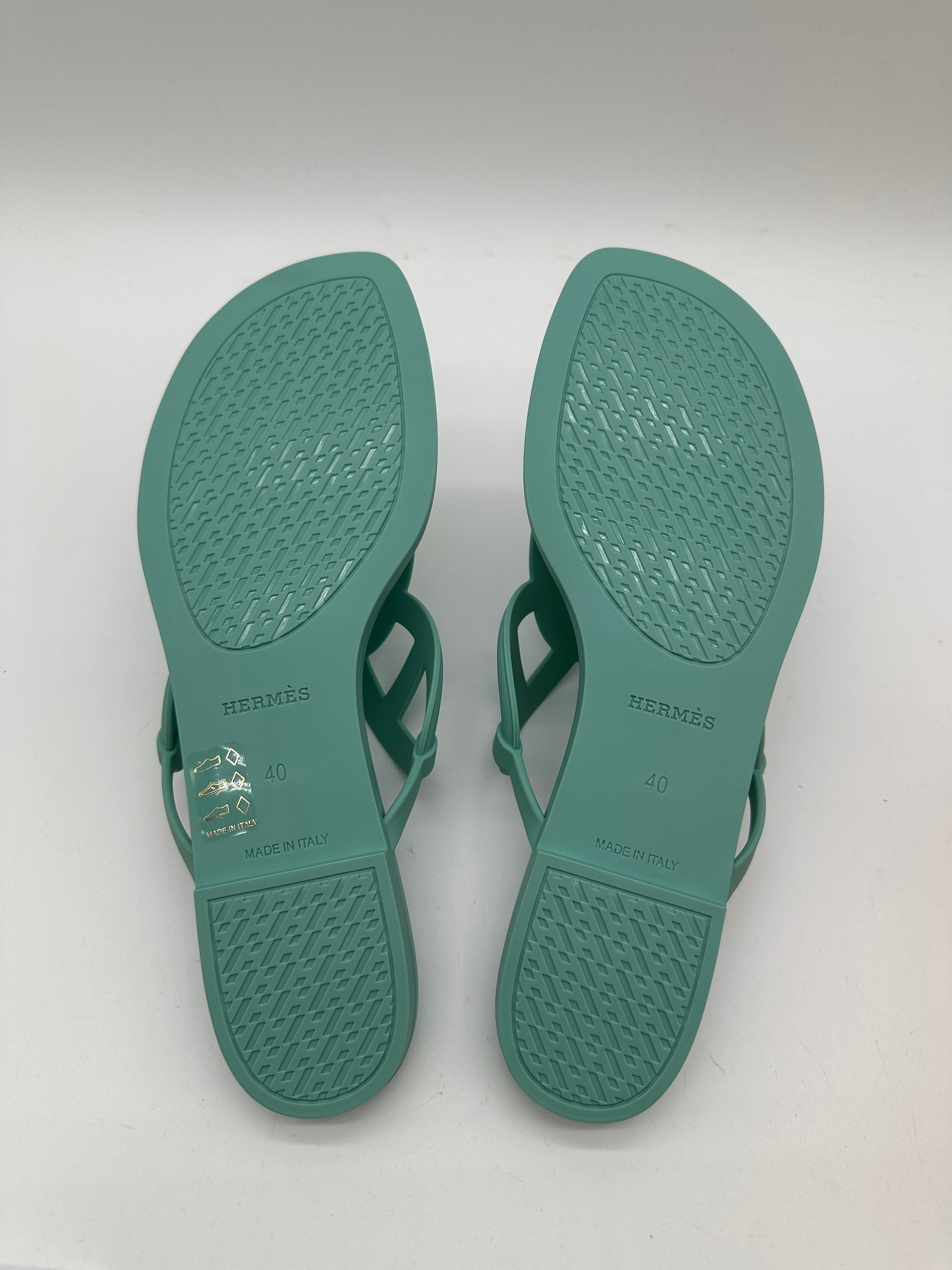 Hermès Egerie Sandal Vert